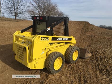 used jd 7775 skid steer attachments|john deere 7775 manual.